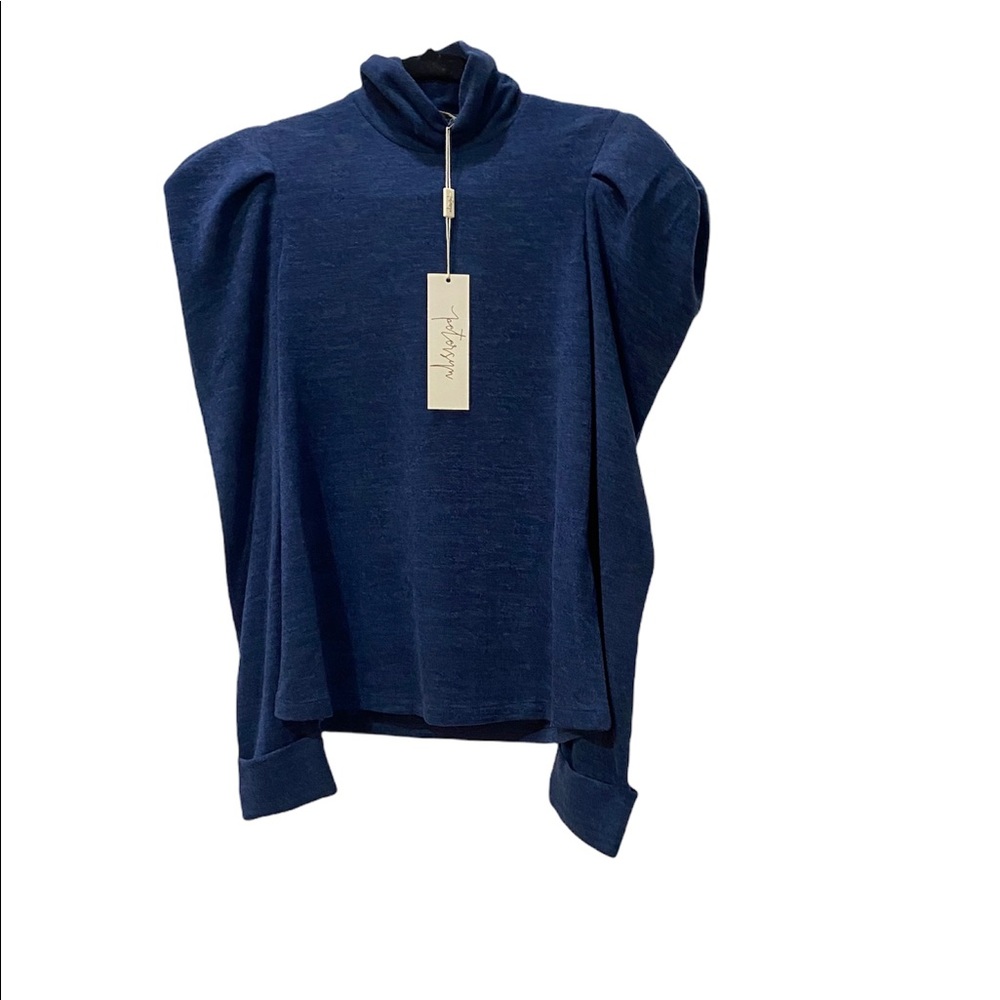 Petersyn Amy Sweater Imperial Small NEW NWT REG $198 Blue - Picture 4 of 6